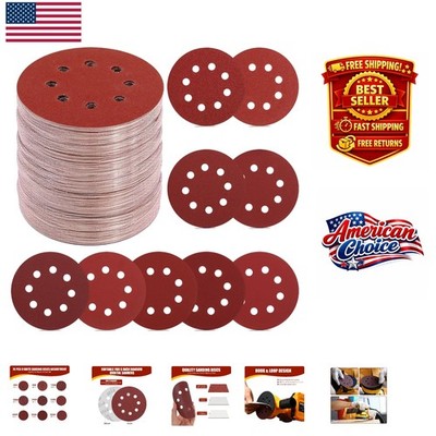 Versatile 70 PCS 5 Inch Sanding Discs Set - Efficient Hook and Loop Sandpaper