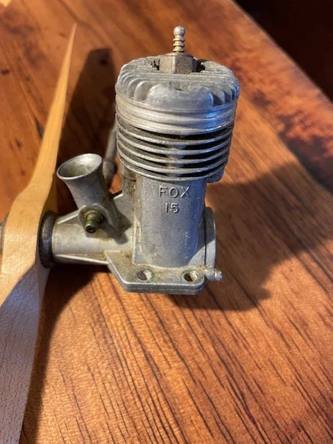Vintage Fox .15 Control Line / Free Flight CL FF Model Airplane Engine - Image 4 of 4