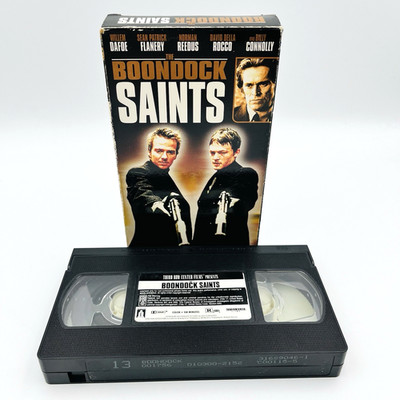 Boondock Saints (1999 VHS) Norman Reedus Willem Dafoe Cult Film 1st Ed Works HTF