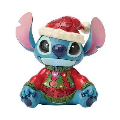 Disney Traditions Jim Shore 2026 Stitch LU Sweater Christmas Figurine 6018714