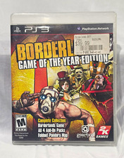 2K Games Borderlands Game of the Year Edition PS3 FPS Action RPG M Manual