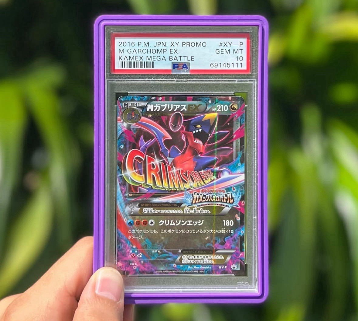 PSA 10 2016 M Garchomp EX XY-P Kamex Mega Battle Promo Pokemon Japanese W19