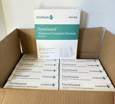 Lot of 12 Boxes of Durma DynaGuard Waterproof Composite Dressings,120pcs.EXP2027