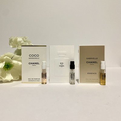 Chanel Perfume Sample Collection Women Vials Spray 3Pc Set 1.5ml/0.05oz Each New