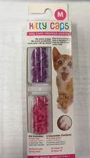 Kitty Caps Nail Caps for Cats - Medium Size pink/purple