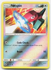 Burning Shadows Porygon 103/147 NM Pokemon Reverse Holo Carta Tcg Comune