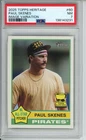 2025 Topps Heritage Paul Skenes Image Variation PSA 7