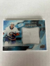 2019-20 UD ICE HOCKEY ROOKIE RELIC JUMBOS NOAH DOBSON 191/199 #RRJ-ND
