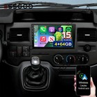 DAB+ Für Ford Transit 2006-2014 Android 15 Autoradio GPS Navi Carplay SWC 4+64GB