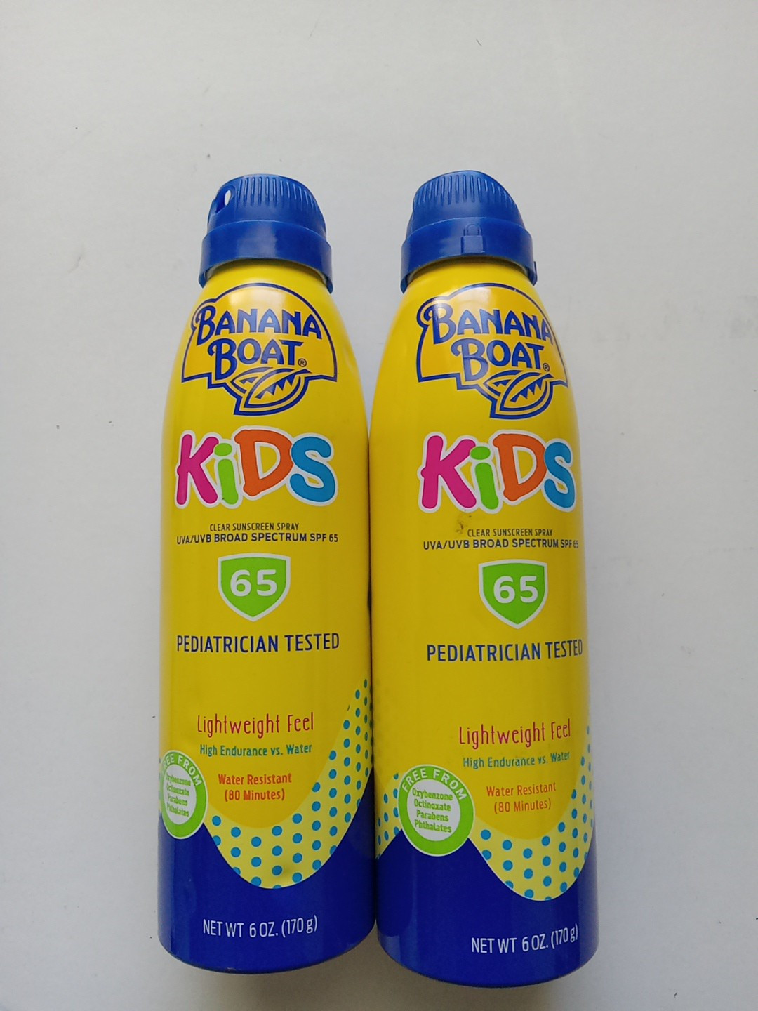 Banana Boat Kids Max Protect Play SPF 65 6oz Exp 05/25 Twin Pack