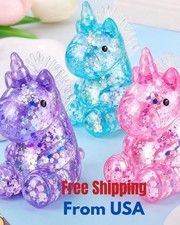Unicorn Squishy Stress Ball Cute Toy for Kids and Family Stress Relief Sensory