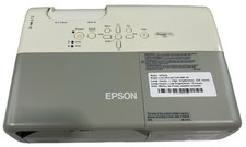 EPSON EMP-S5 LCD Projector High 629, Low 12- Lamp hours, No AC - Tested Working