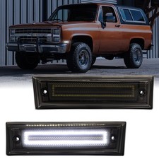 Led Front Side Marker Lights For 81-91 Chevy C10 K10 Blazer Gmc Suburban Pickup