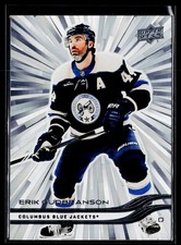 2024-25 Upper Deck Series 1 Outburst #46 Erik Gudbranson Columbus Blue Jackets