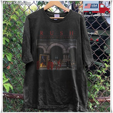 Rush Moving Pictures T-Shirt Vintage Rock Band Album Graphic Unisex Tee