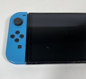 Nintendo Switch OLED Model HEG-001 Handheld Console - 64GB - Neon Red/Neon Blue