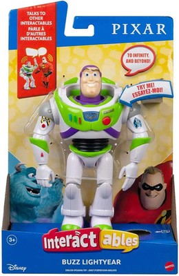 Disney Pixar Buzz Lightyear Interactables Talking Action Figure