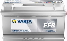 VARTA N95 Blue Dynamic EFB 12V 95Ah 850A Autobatterie inkl. 7,50 € Pfand