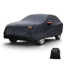 Car Cover Outdoor Waterproof Sun Rain Snow Hail Protection with Left Side