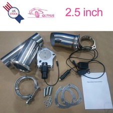 2.5 Stainless Steel Exhaust Valve Dump Valve Downpipe Kit With Manual Control
