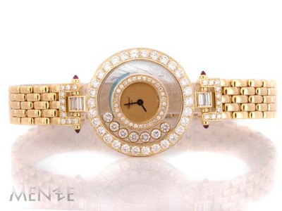 Chopard Happy Diamond 20/4846-01 Gelbgold Gold Vintage Quarz Service Uhr (14721)