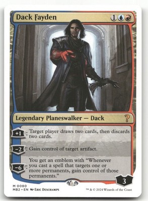 Dack Fayden (White Border) #80 (NM) Mystery Booster 2 MB2 Magic MTG