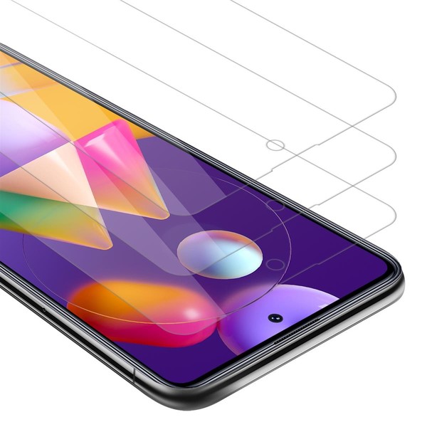 3X Schutzfolie FüR Samsung Galaxy M31S Panzerfolie Tempered Display Folie-image