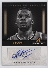 2013-14 Panini Pinnacle Auto Shelvin Mack #172 Auto 2w8