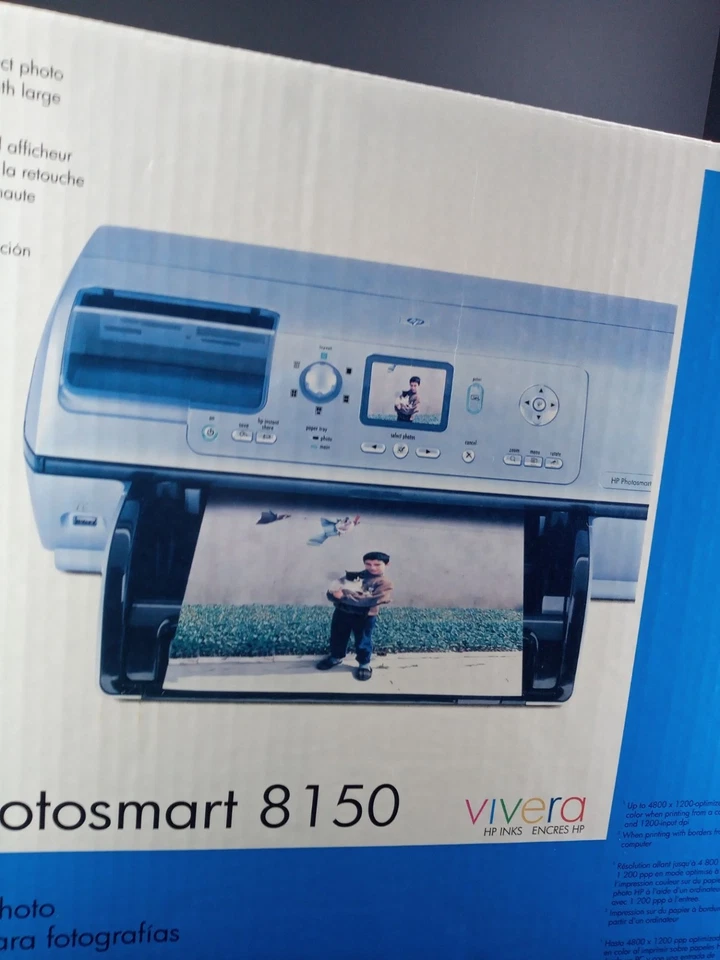 HP Photosmart 8150 Photo Printer With 2.5" Display & Vivera Ink - Image 4 of 4