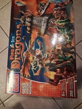 Mega Bloks Fire & Ice Dragons Dragon Mountain Partially New Some Unopened 9858