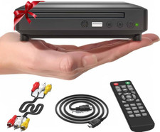 Mini HD DVD Player, CD Players for Home, DVD Players for TV, HDMI and RCA Cable