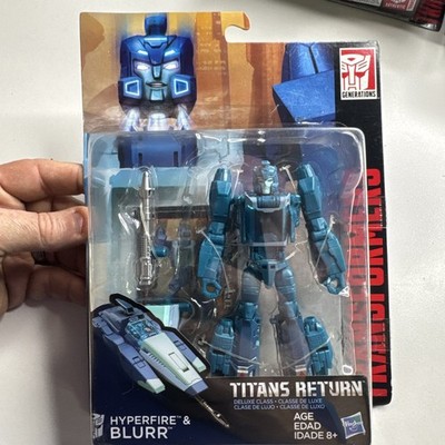 Transformers Titans Return - BLURR & Hyperfire Deluxe Class  Hasbro Autobot New