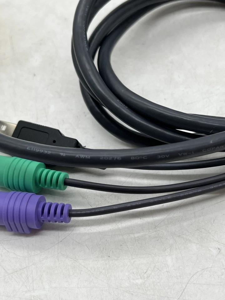 New ATEN VGA, USB, PS/2 KVM COMBO CABLE 6ft / 2m - 2L-5303UP Free Shipping - Image 4 of 4