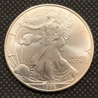 1998 U.S. AMERICAN SILVER EAGLE DOLLAR - 1 OZ. FINE SILVER - GEM BU!