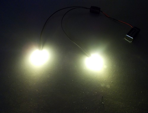 DIFFUSED WARM WHITE LED LIGHTS LGB CABOOSE LANTERNS, PASSENGER CARS AND SCENERY - Picture 5 of 5