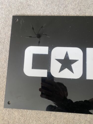 Converse Sign Perspex Large From D H Evan’s Oxford St Raised Lettering - Picture 4 of 9