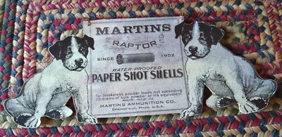 Martins Raptor Paper Shot Shells Dog Advertising Display