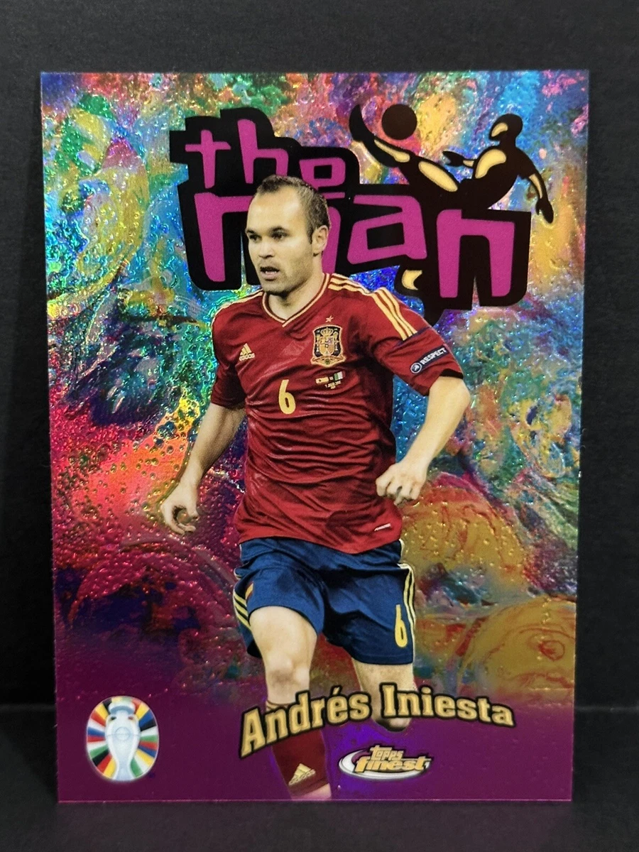 2023 Topps Finest Road To Euro 2024 Spain The Man Andres Iniesta 