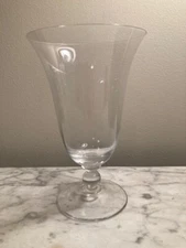 Imperial Candlewick  Iced Tea Glass 6 3/8", 12 ounce Footed Tumbler 1 Ball Stem