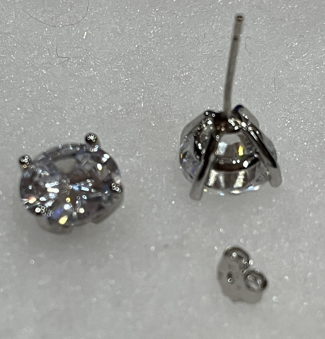 Beatiful Sparkling Large 1/2 Inch Round Crystal S… - image 2