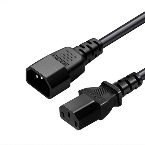 1.5m AC 3 Prong PC Power Extension Cord/Cable, 1.5m