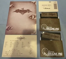 Ultima II Revenge of the Enchantress Atari 400/800 Video Game Disk+Manual TESTED