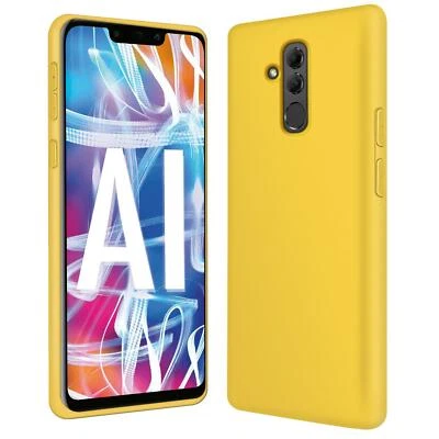 ATS-DISCOUNTER Schutzhülle Silikon Hülle Für Huawei Mate 20 Lite Handy Tasche Case Cover matt