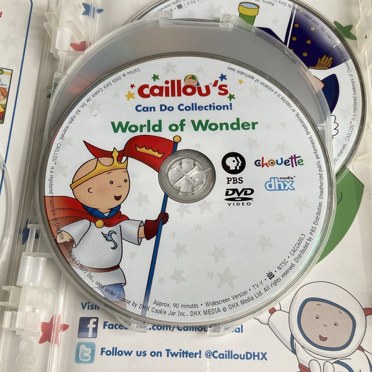 PBS KIDS Caillou's Can Do Collection (DVD 3-Disc Set) Preschool