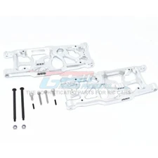 GPM Racing Aluminum Rear Lower Arms Silver : 1/5 KRATON / OUTCAST 8S BLX
