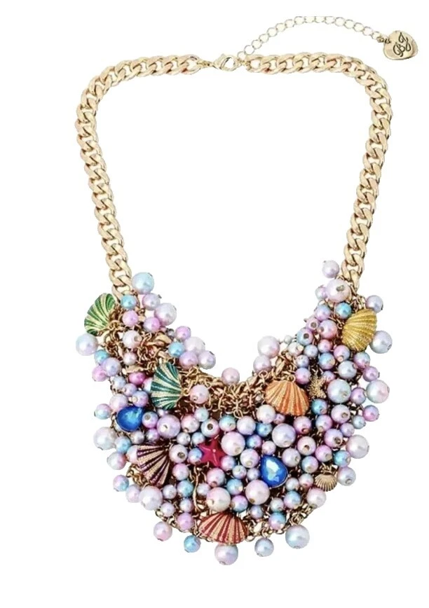 Betsey Johnson Shell Statement Fashion Necklaces & Pendants