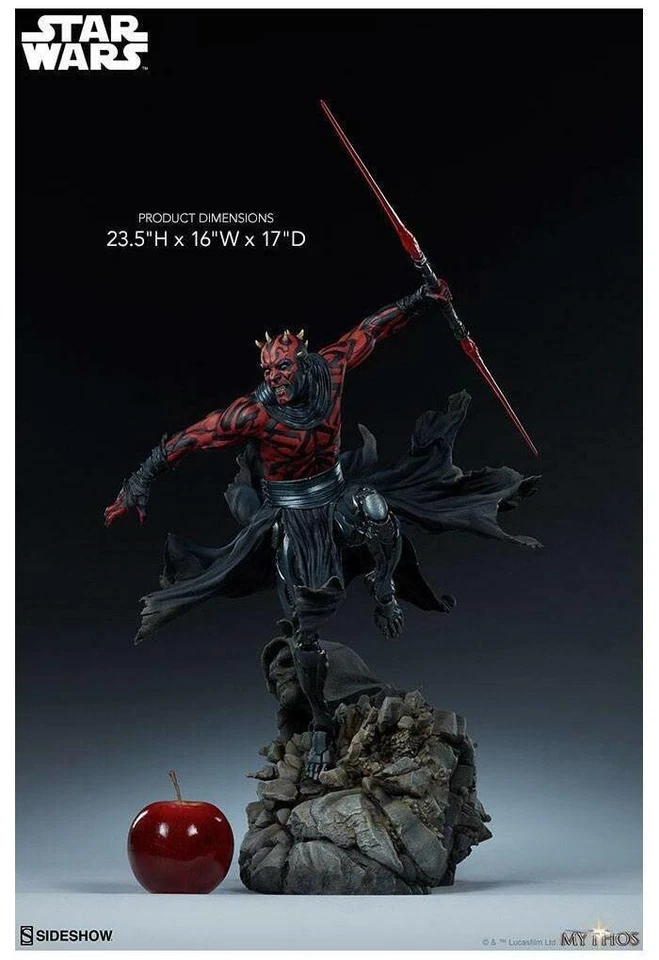 Sideshow Star Wars The Phantom Menace Darth Maul Mythos Statue - Image 4 of 4
