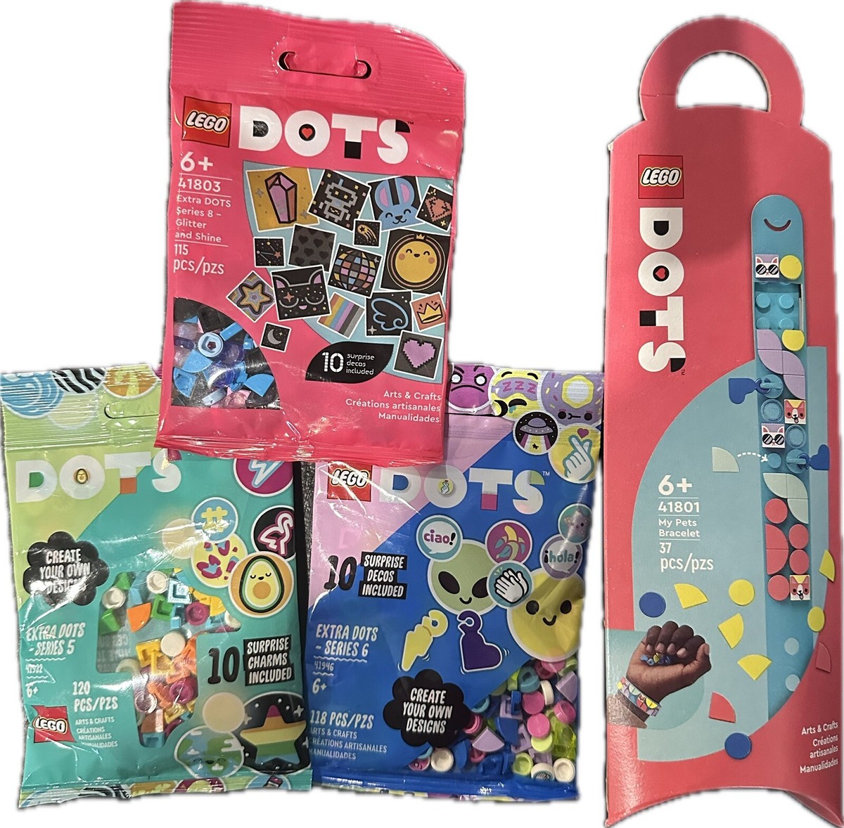 Lego Dots Bracelet Bundle Kit Cosmic Wonder 41903 & Extra Dots