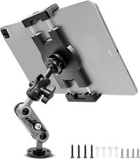 Aluminum Heavy Duty Drill Base Tablet Holder Car Mount Dashboard, 360  Adjust...