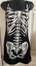 Underwraps Costume Womens Skeleton Dress S